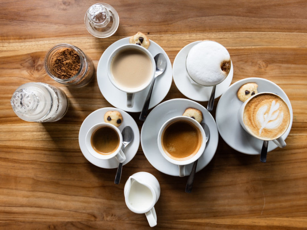 Looking At Different Coffee Mugs